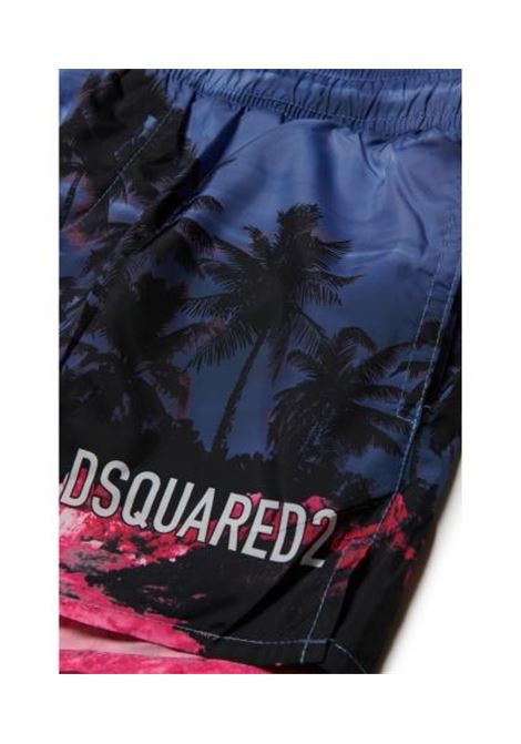 Costume con stampa DSQUARED2 JUNIOR | DQ2322 D0A9DDQ877